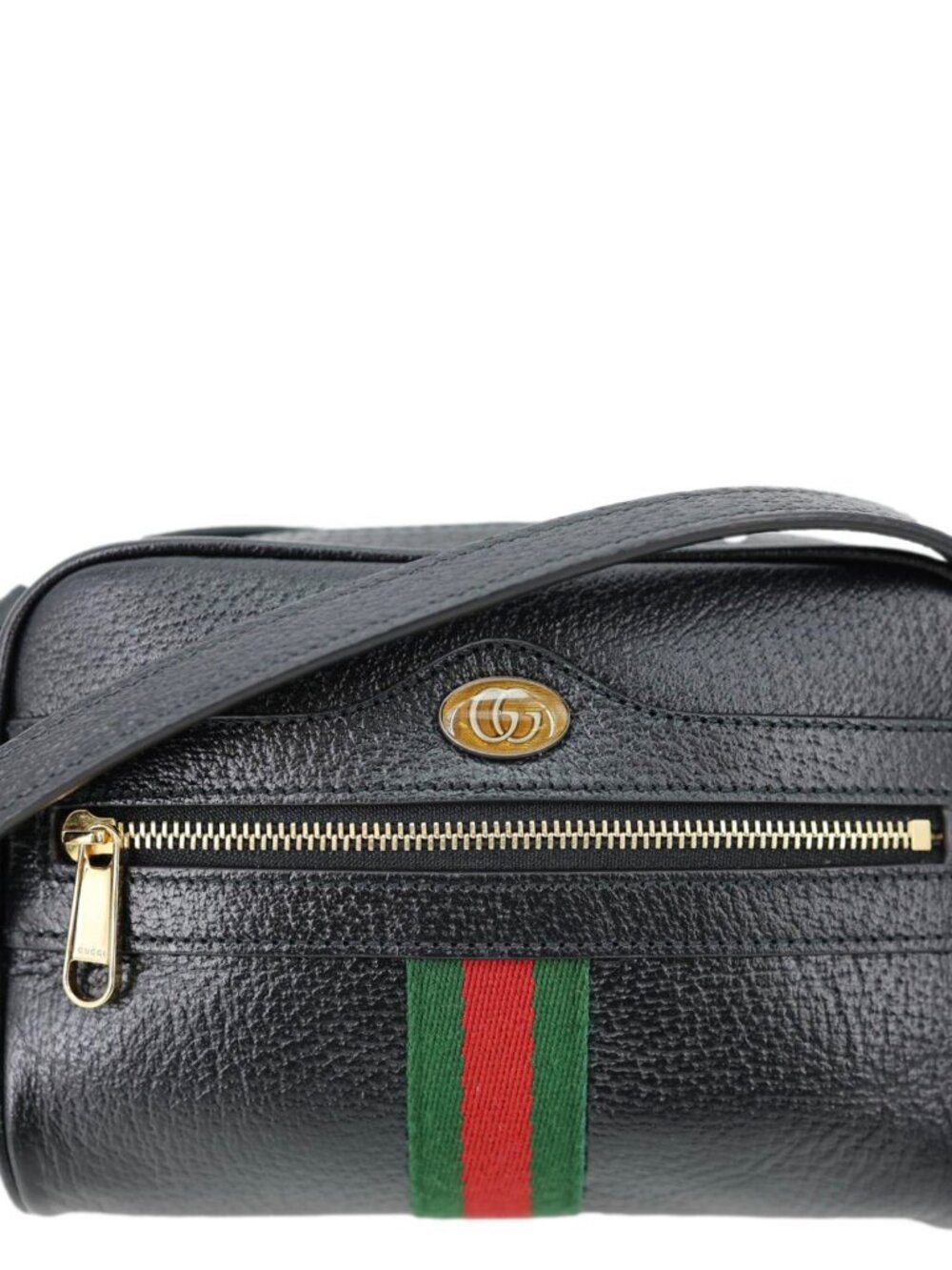 Gucci  Ophidia Web Mini Calfskin Leather Crossbody Bag Black 719885